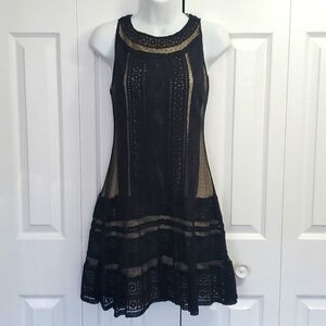 Alice + Olivia | Black Lace Dress Sz 4